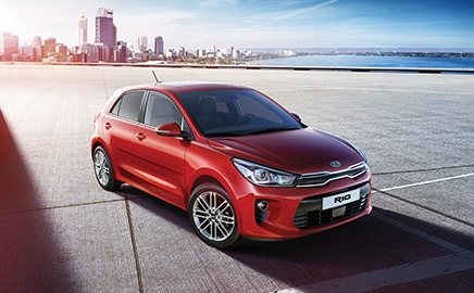 Kia Rio Exterior design.